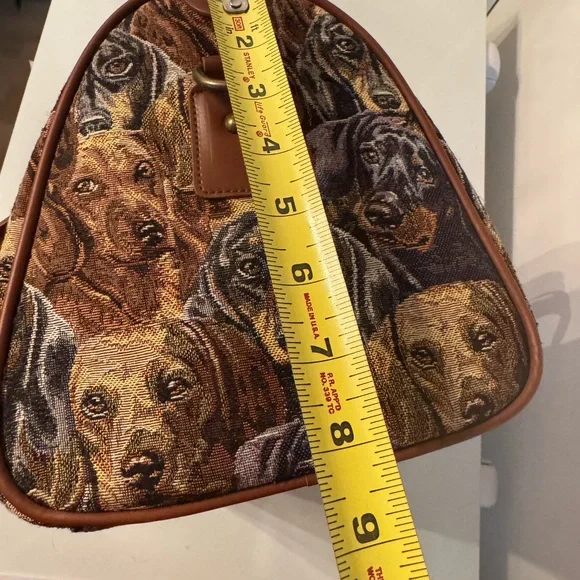 RARE HTF The Bradford Exchange Vintage Dachshund Shoulder Bag Like New - Picture 10 of 10